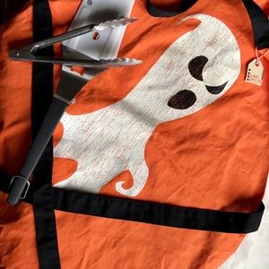 👉 $12 WithPurchase👈 NEW OLD NAVY | Grill Apron Glow InDark Ghost FallHalloween
